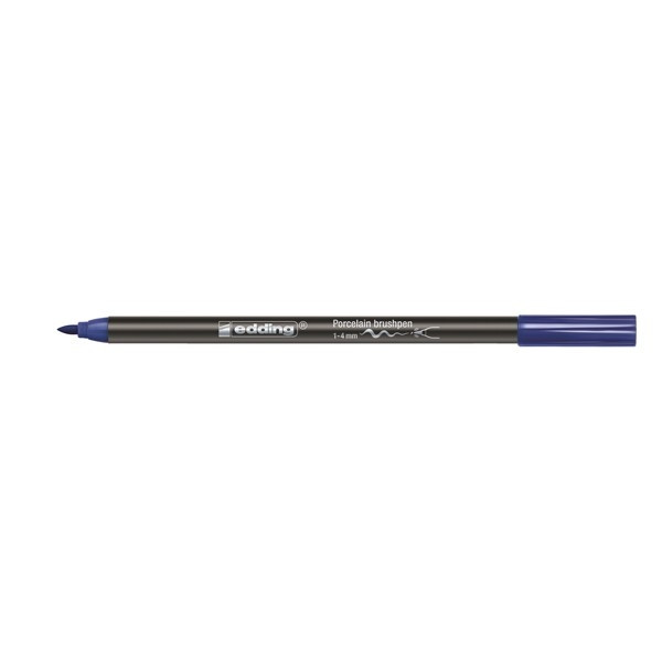 Edding 4200 porselein-penseelstift blauw 4-4200003 239287 - 1