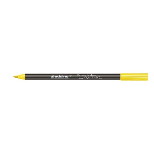Edding 4200 porselein-penseelstift geel 4-4200005 239289 - 1