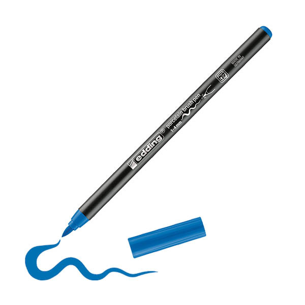 Edding 4200 porselein-penseelstift lichtblauw (1 - 4mm penseelpunt) 239294 - 1