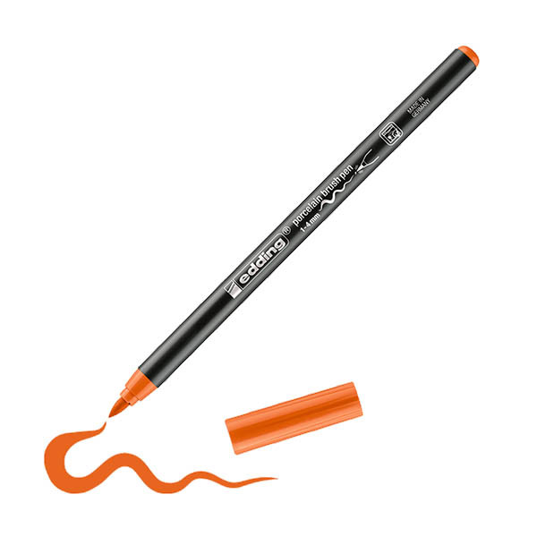 Edding 4200 porselein-penseelstift oranje (1 - 4mm penseelpunt) 239290 - 1