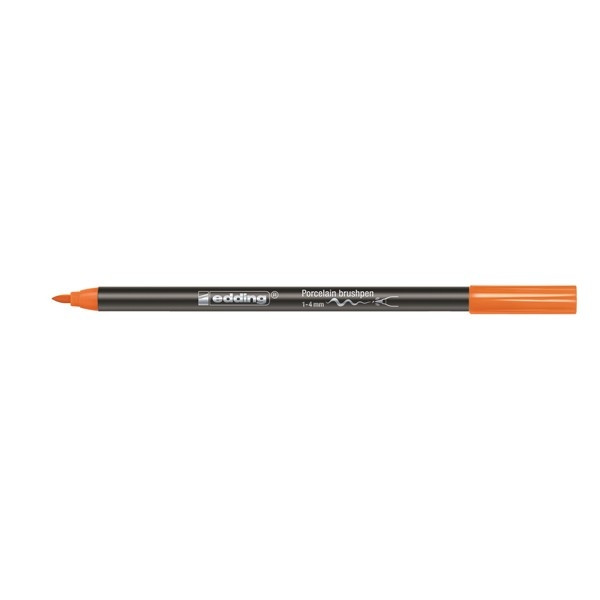 Edding 4200 porselein-penseelstift oranje 4-4200006 239290 - 1