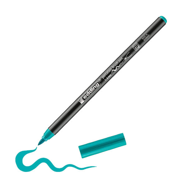 Edding 4200 porselein-penseelstift turquoise (1 - 4mm penseelpunt) 239296 - 1