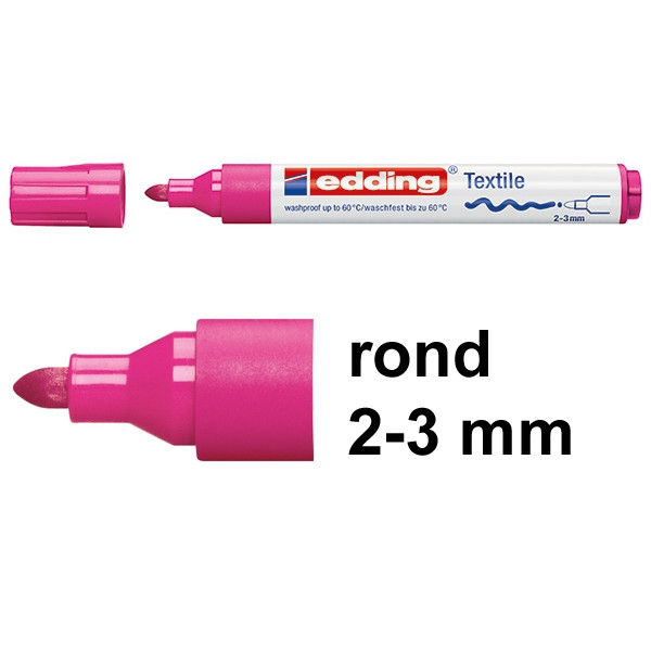 Edding 4500 textielmarker neonviolet (2 - 3 mm rond) 4-4500068 200886 - 1