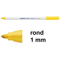 Edding 4600 textielmarker geel (1 mm rond) 4-4600005 200758