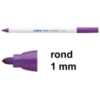 Edding 4600 textielmarker violet (1 mm rond) 4-4600008 200764