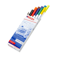 Edding 4600 textielmarkerset basis 10 stuks (1 mm rond) 404855