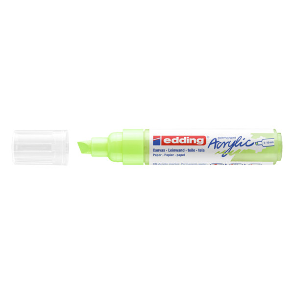 Edding 5000 acrylmarker pastelgroen (5 - 10 mm beitel) 4-5000917 240147 - 1