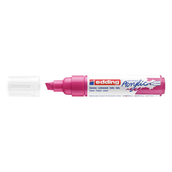 Edding 5000 acrylmarker telemagenta (5 - 10 mm beitel) 4-5000909 240143 - 1