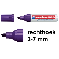 Edding 500 permanent marker paars (2 - 7 mm beitel) 4-500008 200808