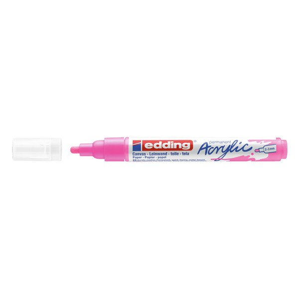 Edding 5100 acrylmarker neonroze (2 - 3 mm rond) 4-5100069 240160 - 1