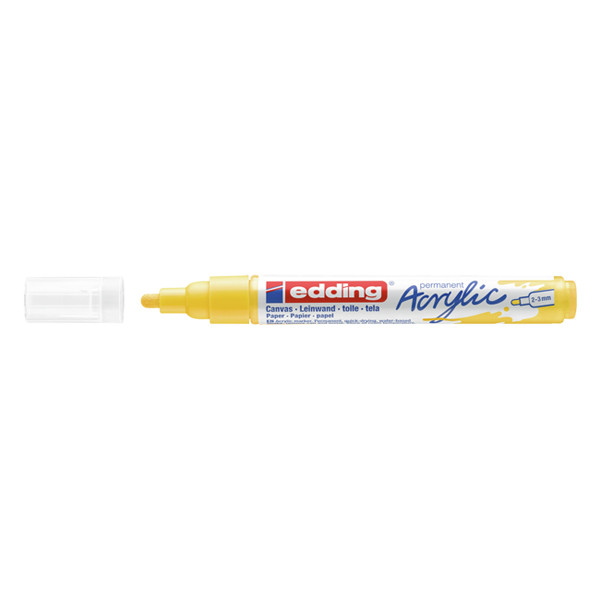 Edding 5100 acrylmarker verkeersgeel (2 - 3 mm rond) 4-5100905 240166 - 1