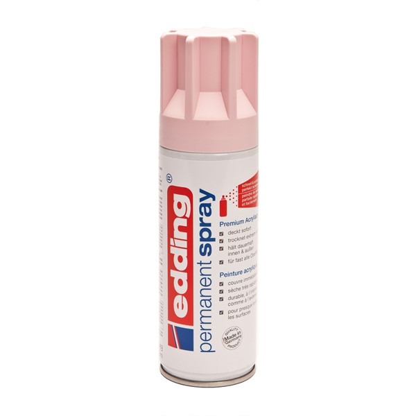 Edding 5200 permanente acrylverf spray mat pastelroze (200 ml) 4-5200914 239058 - 