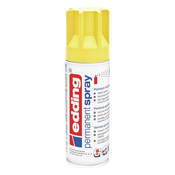 Edding 5200 permanente acrylverf spray mat verkeersgeel (200 ml) 4-5200905 239049 - 