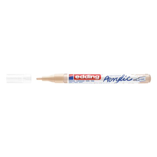 Edding 5300 acrylmarker warm beige (1 - 2 mm rond) 4-5300255 240187 - 1