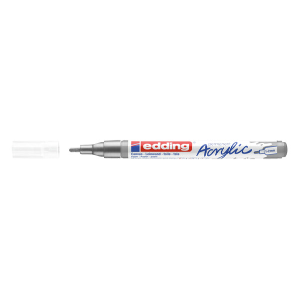 Edding 5300 acrylmarker zilver (1 - 2 mm rond) 4-5300923 240198 - 1