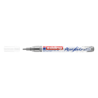 Edding 5300 acrylmarker zilver (1 - 2 mm rond) 4-5300923 240198