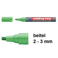 Edding 725 neon board marker groen (2 - 5 mm beitel) 4-725064 239201