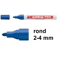 Edding 750 lakmarker blauw (2 - 4 mm rond) 4-750003 200572