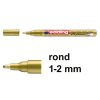 Edding 751 glanslakmarker goud (1 - 2 mm rond)