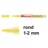 Edding 751 glanslakmarker pastelgeel (1-2 mm rond)