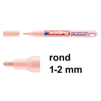 Edding 751 glanslakmarker pastelroze (1-2 mm rond) 4-751-9-138 239376