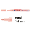 Edding 751 glanslakmarker pastelroze (1-2 mm rond)