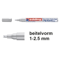 Edding 753 glanslakmarker kalligrafie zilver (1 - 2,5 mm) 4-753054 239184