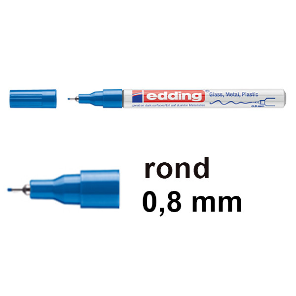 Edding 780 glanslakmarker blauw (0,8 mm rond) 4-780-9-003 200628 - 1