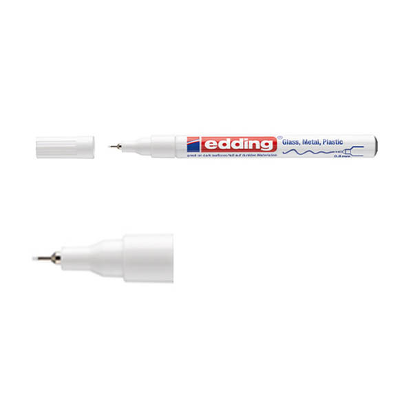 Edding 780 glanslakmarker wit (0,8 mm rond) 4-780-9-049 200629 - 2