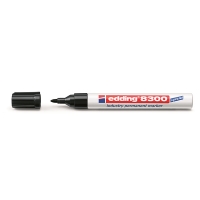 Edding 8300 industriële permanent marker zwart (1,5 - 3 mm rond) 4-8300001 239308