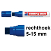 Edding 850 permanent marker blauw (5 - 15 mm beitel)