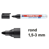 Edding 95 glasmarker zwart (1,5 - 3 mm rond)