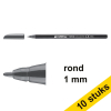 Aanbieding: 10x Edding 1200 viltstift grijs (1 mm rond) 239567 - 1