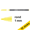 Aanbieding: 10x Edding 1200 viltstift honingdauw meloen (1 mm rond) 239570 - 1