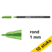 Aanbieding: 10x Edding 1200 viltstift lichtgroen (1 mm rond) 239573