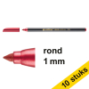 Aanbieding: 10x Edding 1200 viltstift metallic rood (1 mm rond) 239588 - 1
