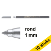 Aanbieding: 10x Edding 1200 viltstift metallic zilver (1 mm rond) 239593 - 1