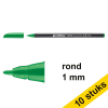 Aanbieding: 10x Edding 1200 viltstift neongroen (1 mm rond) 239577 - 1
