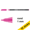 Aanbieding: 10x Edding 1200 viltstift neonroze (1 mm rond) 239579 - 1