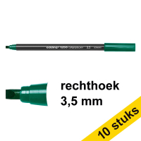 Aanbieding: 10x Edding 1255 kalligrafiepen flesgroen (3,5 mm) 239600