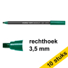 Aanbieding: 10x Edding 1255 kalligrafiepen flesgroen (3,5 mm) 239600 - 1