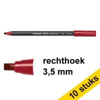 Aanbieding: 10x Edding 1255 kalligrafiepen karmijn (3,5 mm) 239603