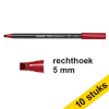 Aanbieding: 10x Edding 1255 kalligrafiepen karmijn (5 mm) 239604 - 1
