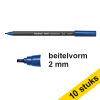 Aanbieding: 10x Edding 1255 kalligrafiepen staalblauw (2 mm) 239605 - 1