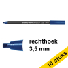Aanbieding: 10x Edding 1255 kalligrafiepen staalblauw (3,5 mm) 239606 - 1