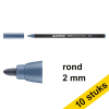 Aanbieding: 10x Edding 1300 viltstift blauwgrijs (2 mm rond) 239614 - 1