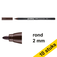Aanbieding: 10x Edding 1300 viltstift donkerbruin (2 mm rond) 239619