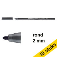 Aanbieding: 10x Edding 1300 viltstift grijs (2 mm rond)