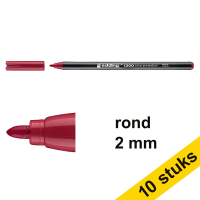 Aanbieding: 10x Edding 1300 viltstift karmijnrood (2 mm rond)