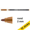 Aanbieding: 10x Edding 1300 viltstift oker (2 mm rond) 240582 - 1